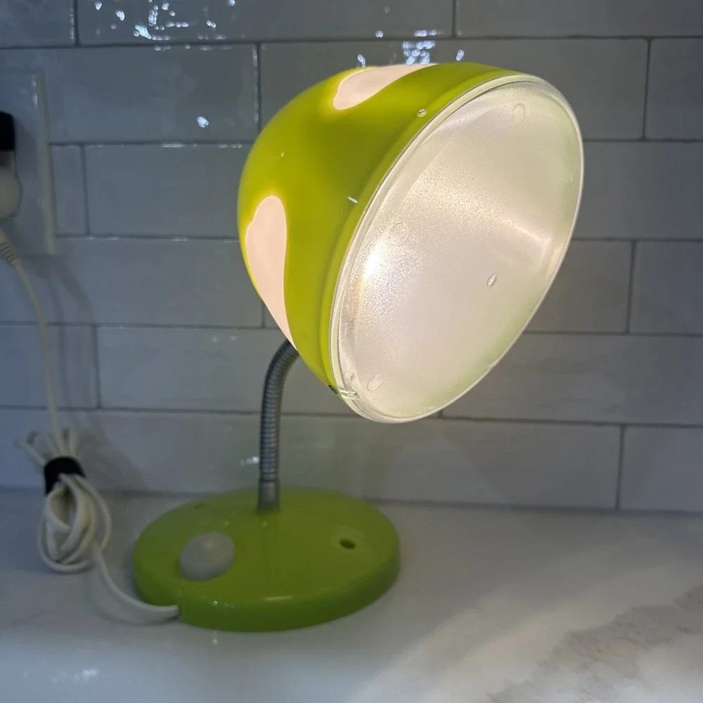 IKEA Skojig 19272 Lime Green Cloud Gooseneck Desk Lamp / Mountable Tested Works